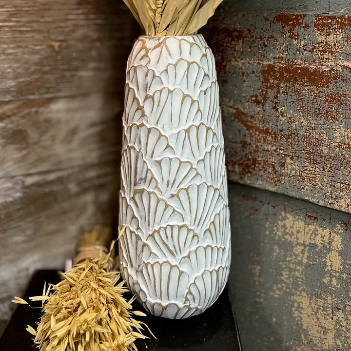 Seashell Design Vase