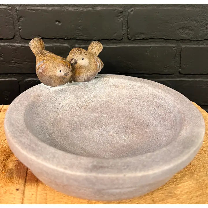 Bird Bath/Bird Feeder 8x4.5in