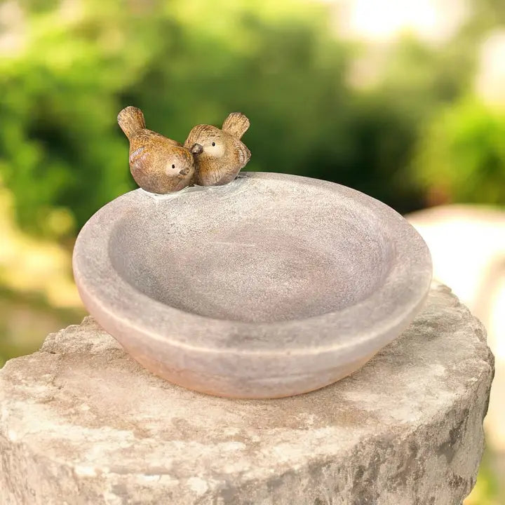 Bird Bath/Bird Feeder 8x4.5in