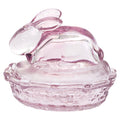 Glass Bunny Dish