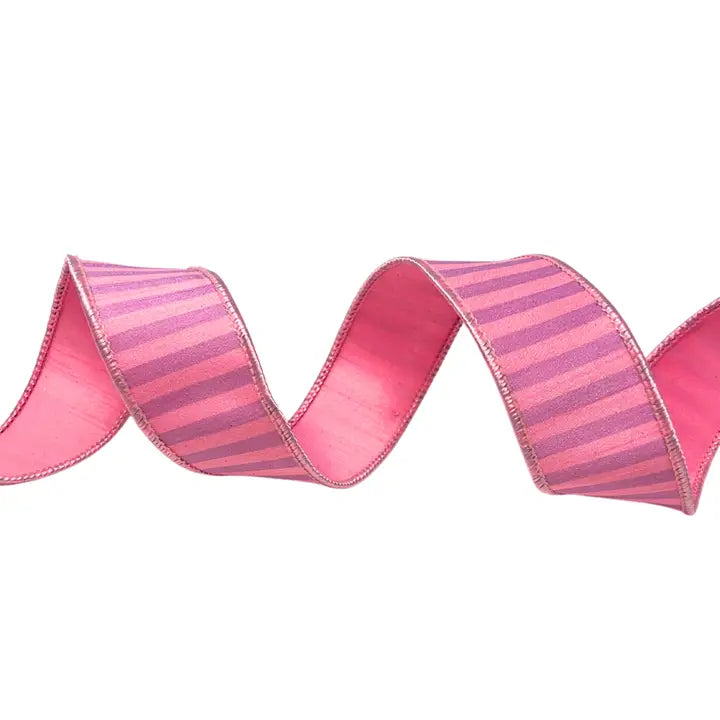 Pink & Lavender Striped Ribbon