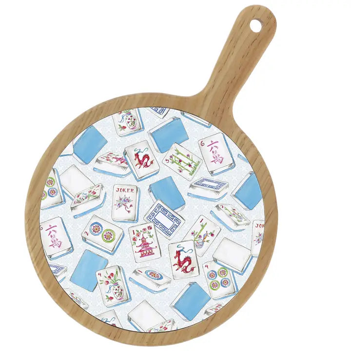 Mahjong Bamboo Cheese Board